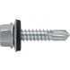 Tornillo autotaladrante arandela goma 5.5x 63 p16 zn  (250 unidades) 