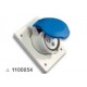 Base Cetac empotrar IP44 16A 2P+T 220V azul 