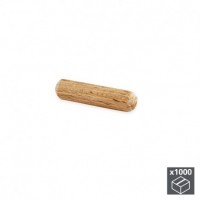 Emuca Mechones, D. 8 mm, 30 mm, Madera, 1.000 ud.