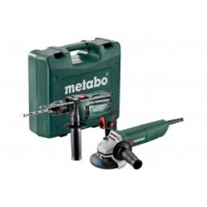 Kit taladro percutor 650W+ amoladora 125Ø750W (SBE650+W750) METABO -  Ferretería Campollano