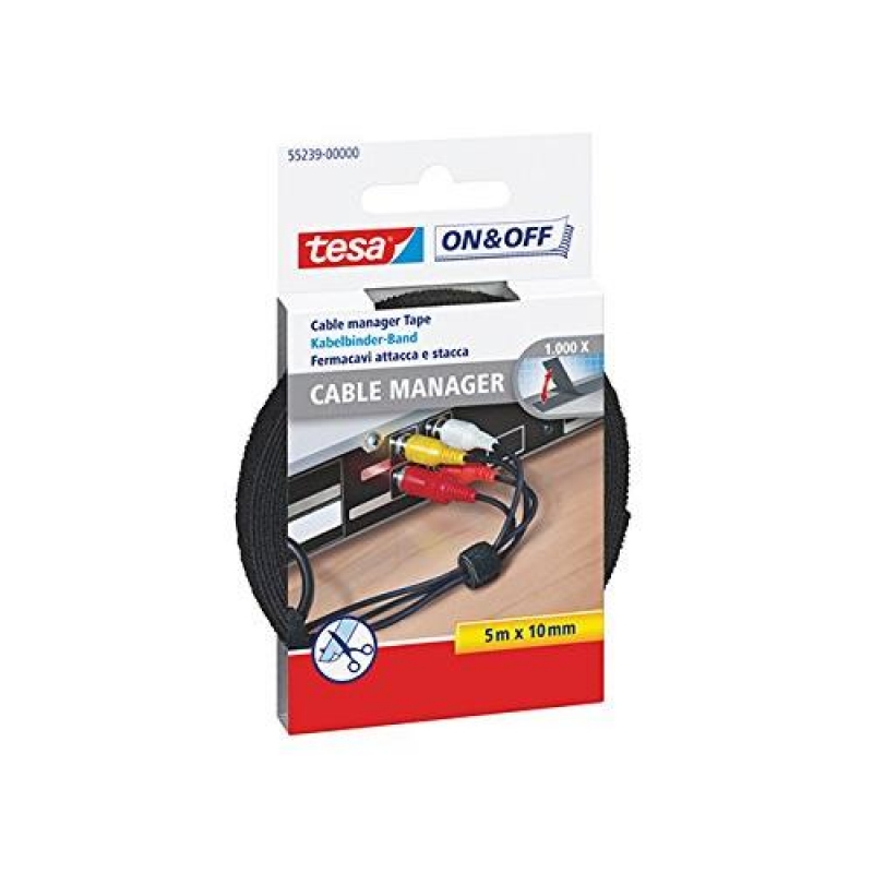 Cinta aislante autoextinguible cables 53948 20mx19mm negra TESA -  Ferretería Campollano