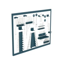 Panel madera serigrafiado para herramientas 1070x25x800mm HECO