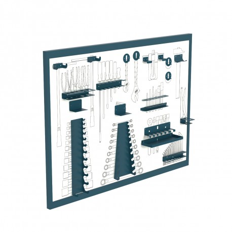 Panel madera serigrafiado para herramientas 1070x25x800mm HECO