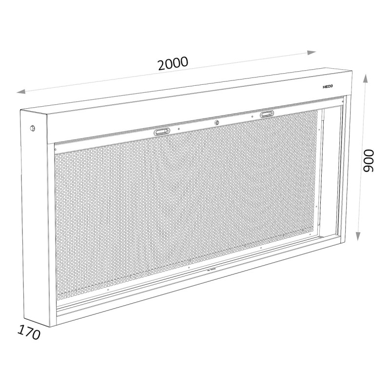 Armario mural herramientas 1.800mm panel madera 110181 HECO - Ferretería  Campollano