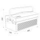 Caja de herramientas 102 7 485x245x230mm HECO