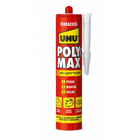 Sellador polimero ms Poly Max expres 425 g terracota IMEDIO-UHU