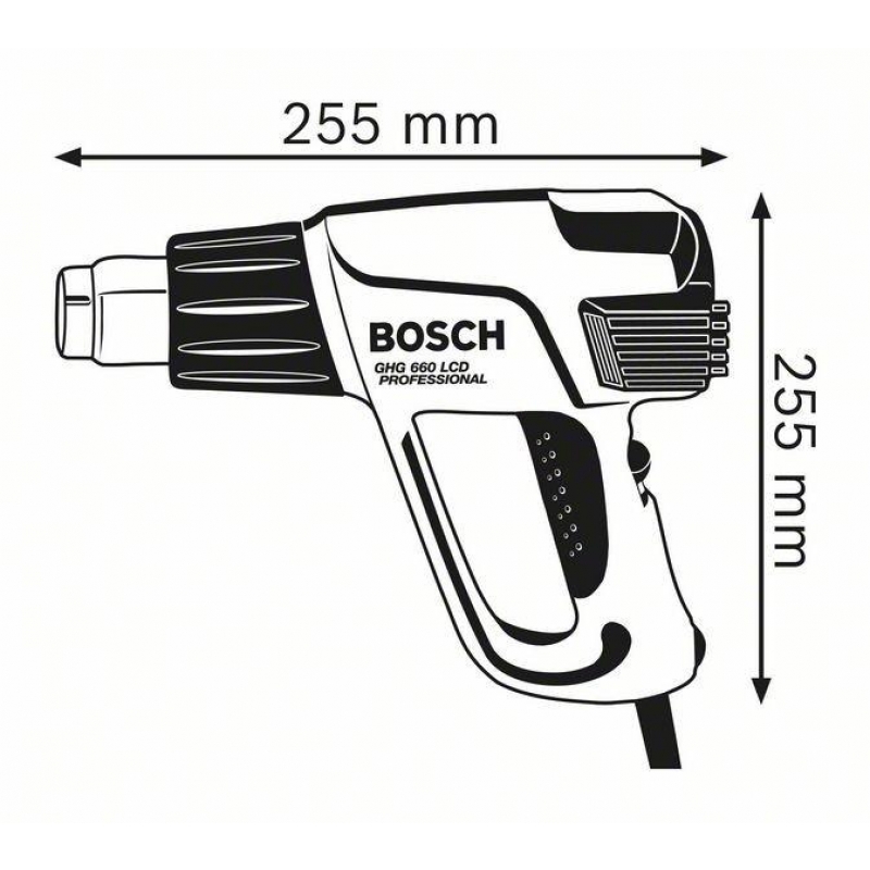 Decapador de aire caliente Bosch GHG 20-60 Professional
