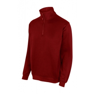 Sudadera con media cremallera 105702-12 rojo VELILLA