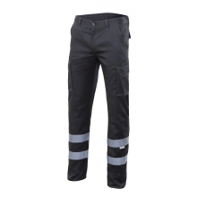 Pantalon stretch multibolsillos 103014S-0 negro VELILLA