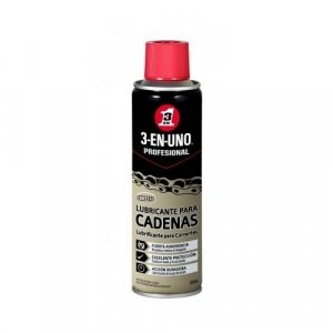 Lubricante de cadenas con teflon Spray 250 ml 3EN1