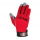 Guante spandex H270R rojo cuero/elastano JUBA