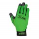 Guante spandex H270V verde cuero/elastano JUBA
