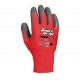 Guante H-256 (feel/grip) nylon latex rojo JUBA