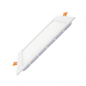 Placa LED Slim cuadrada blanca empotrable blanco neutr 4000k 