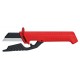 Cuchillo recto para cable con cuchilla intercambiable 98 56 KNIPEX