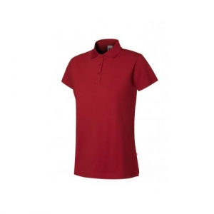 Polo stretch manga corta mujer 105509S-12 rojo VELILLA