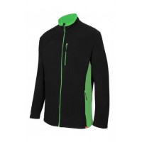 Chaqueta polar 201504-0-25 negro/verde lima VELILLA