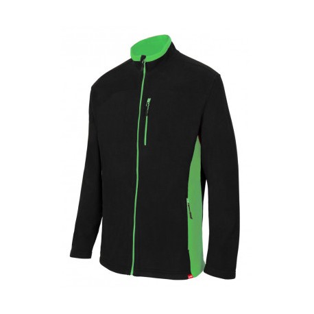 Chaqueta polar 201504-0-25 negro/verde lima VELILLA