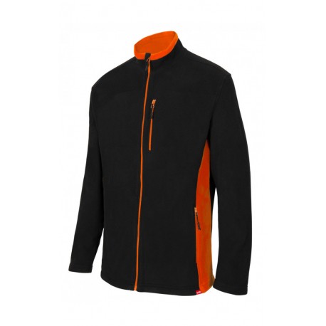 Chaqueta polar 201504-0-16 negro/naranja VELILLA