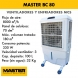 Enfriador evaporativo BC-80 (330W)8000m³/h MASTER