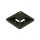 Placa brida adhesiva negra 19X19-4mm  (25 unidades) INDEX