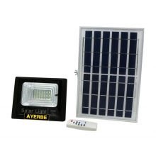 Foco solar AY- 25W 36 leds bat-3,2v 8.000mA AYERBE