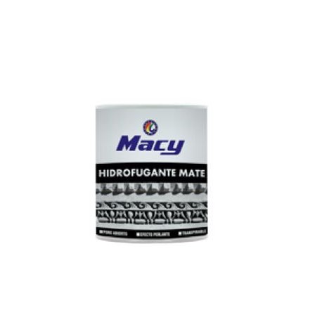 Pintura hidrofugante mate poro abierto. Incolora bidón 20 lt MACY