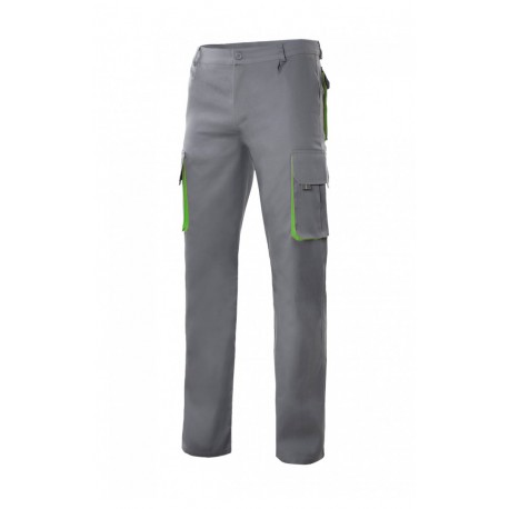 Pantalon multibolsillos con refuerzo 103004-8 25 gris/verde VELILLA