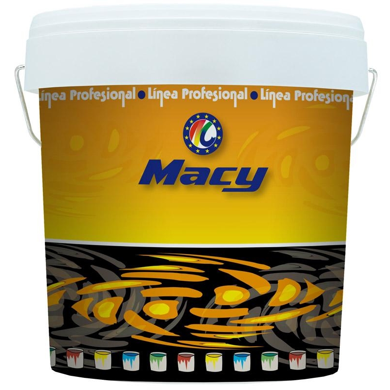 Pintura Mate blanca ecologica antimoho 4 l MACY - Ferretería