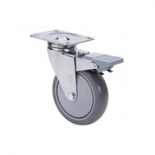 Rueda giratoria con freno 2-1042 Ø125mm 125kg ALEX