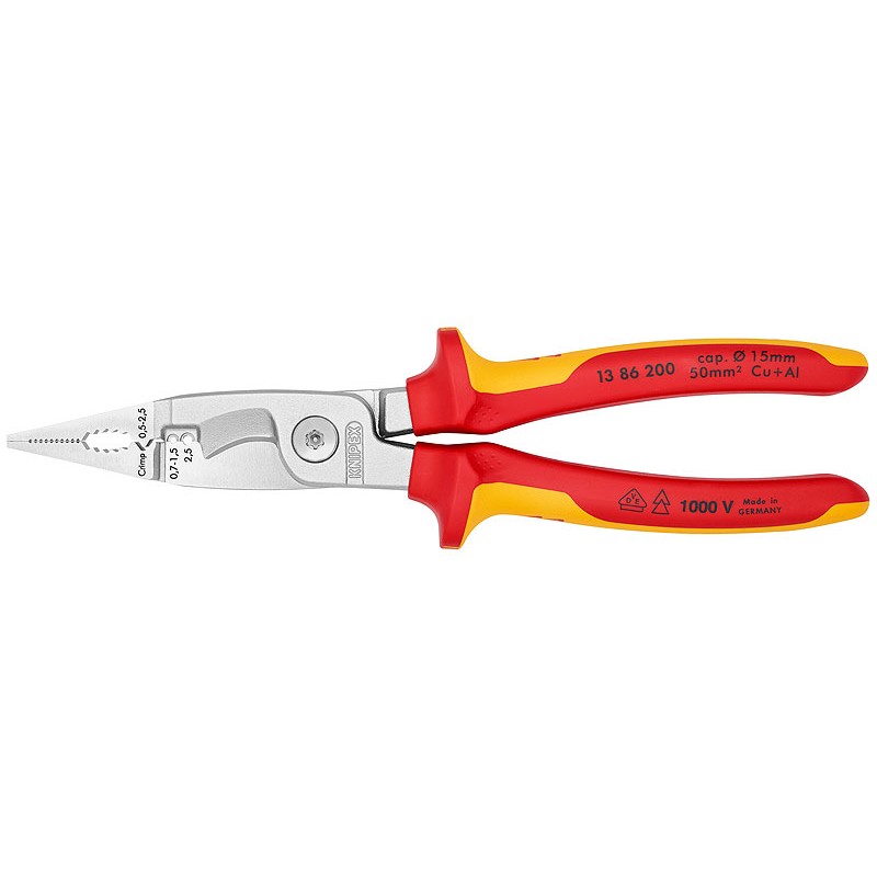 Alicate para crimpar punteras huecas Knipex. Tienda de alicates