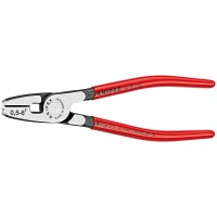 Alicate para entallar punteras 0,5-6mm2 180mm KNIPEX