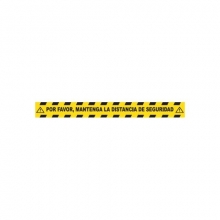 Vinilo suelo 10x65cm distancia seguridad MEPLASJAR
