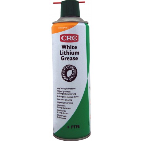 WHITE LITHIUM GREASE 500ml - Grasa blanca de Litio con PTFE. CRC