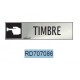 Señal timbre inox 20x5 NORMALUZ