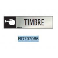 Señal timbre inox 20x5 NORMALUZ