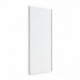 Emuca espejo extraíble para interior de armario, orientable, 340 x 1000 mm, gris metalizado.