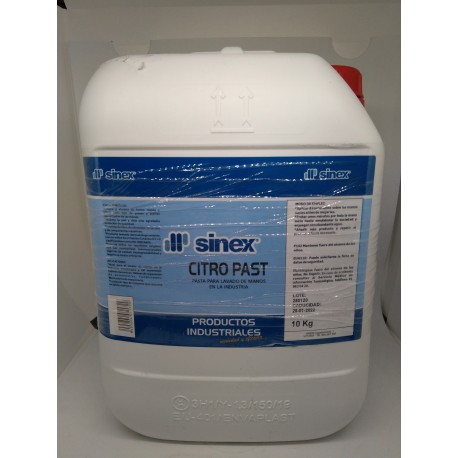 Pasta manos CIRO-PAST con dosificador envase 10 litros SINEX