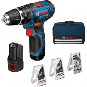 Taladro Pladur + 2 Baterías 3AH con Maletín GTB12V-11 BOSCH - Guanxe  Atlantic Marketplace