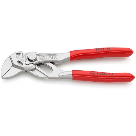 Tenaza ajustable con mango recubierto de plastico 1" KNIPEX