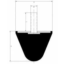 Tope progresivo tp30 esparrago 8X20 LESOL