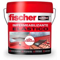 Impermeabilizante elástico con fibra 15 l gris FISCHER