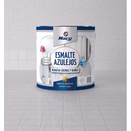 Pintura esmalte satinado azulejos color 7026 NARNIA 2,5 L MACY