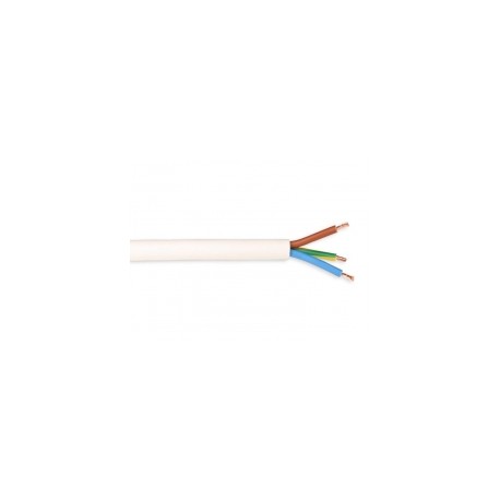 Manguera pvc electrica blanca 3x1,0  (5 metros) 