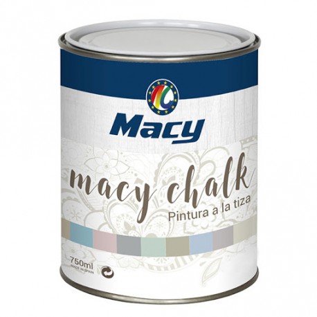 Pintura tiza macy-chalk  842 blanco tiza 750ml MACY