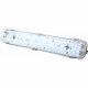 Pantalla estanca para 2 tubos led de 1500mm T8 vise IP65 SILVER