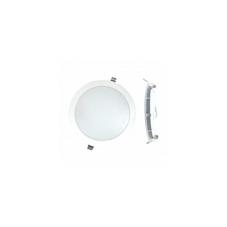 Downlight led empotrar Ø225mm 18W blanca 6000K eco 1450Lm SILVER