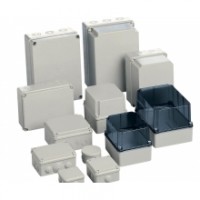 Caja estanca superficie gris 80x80x40mm AMIG