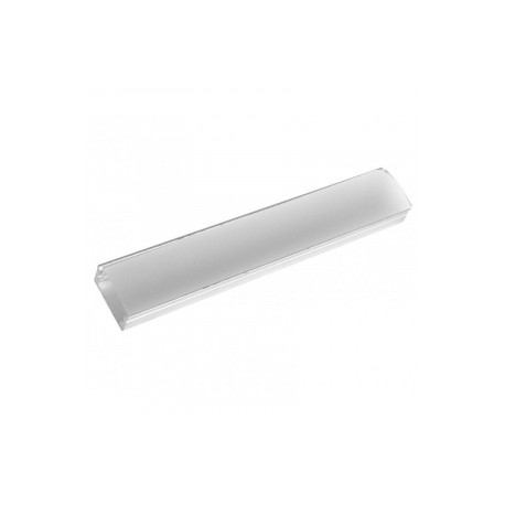 Perfil tira led superficie aluminio con difusor opal 2 metro 