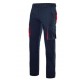 Pantalon stretch multibosillos 103024S 0-12 negro/rojo VELILLA